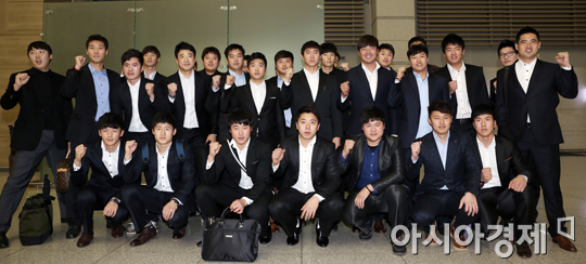 [포토] 화이팅 외치는 삼성 라이온즈 선수단