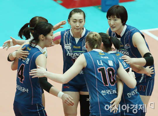 [포토] 도로공사 득점 기쁨