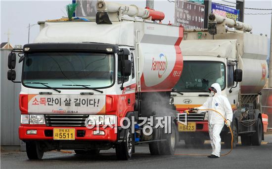 [포토]AI 차단하라, 방역 철처