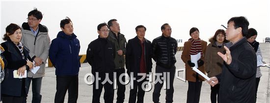 함평군, 해양관광 개발방안 모색 위한 해안선 탐방 나서