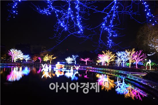 [포토]여수 빛노리야 축제 화려한 불빛, 관광객유혹