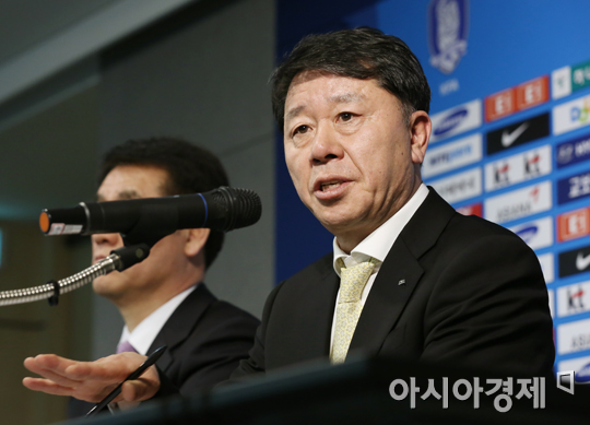 [포토] 정해성 심판위원장 '브라질 월드컵 한국 심판 없어 아쉬워'