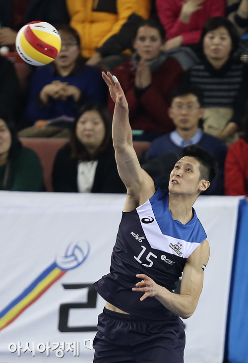 [포토] 문성민 '강력 서브!'