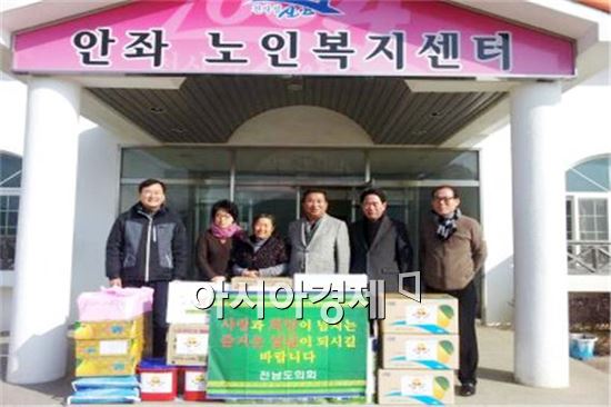 [포토]박충기 전남도의원, 사회복지시설 위문