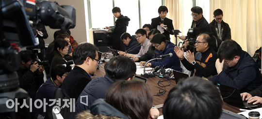 [포토] 이용대·김기정 자격 정지 관련 긴급 기자회견