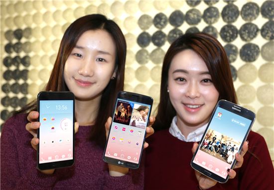 LGU+ㆍ카카오 "스마트폰 런처 'U+ LTE 테마' 출시  