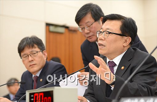 [포토]답변하는 이동필 장관