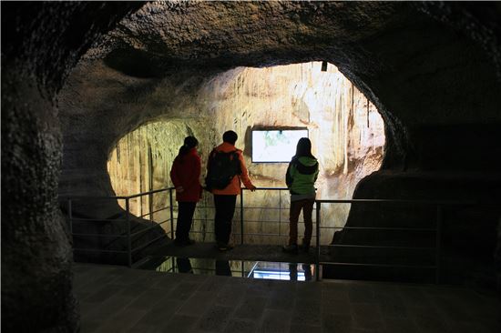 제주 자연유산센터 전시실 동굴모형