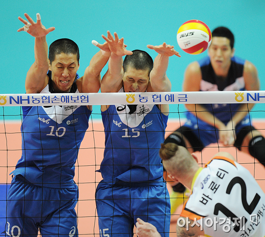 [포토] 윤봉우-문성민 '바로티를 막아라'