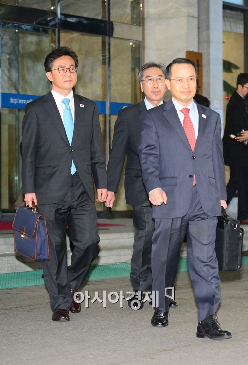 [포토]판문점으로 향하는 김규현 청와대 국가안보실 1차장 