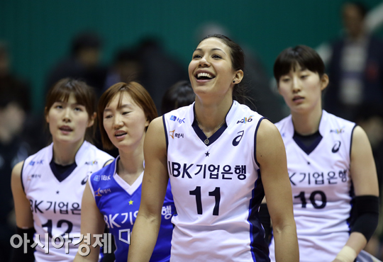 [포토] IBK기업은행 3:0 완승~