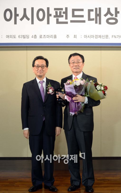 [포토]아시아펀드대상, 금감원장상 수상한 KB자산운용