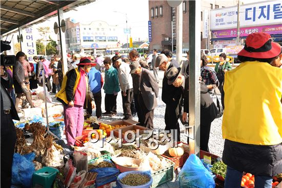 장성군, 시골 할머니장터 3월 개장 