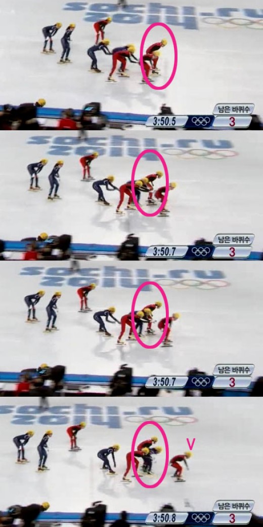 쇼트트랙 여자 대표팀, 중국 실격…中 코치 반응은?