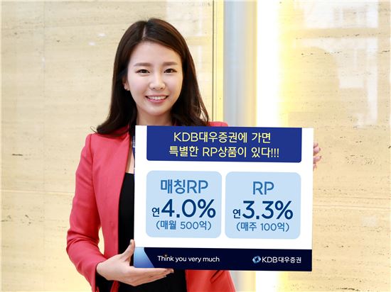 KDB대우證, '완판 행진' RP 한정 판매