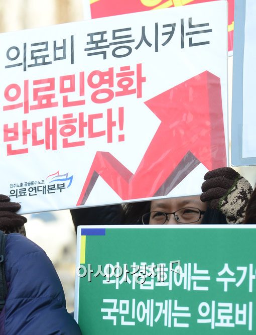 [포토]'의정합의' 강력 규탄한다