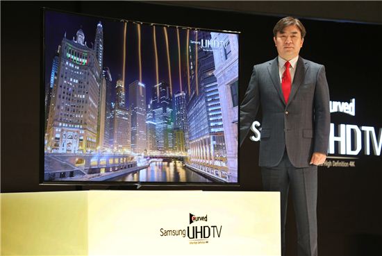 [포토]삼성전자, 커브드 UHD TV 한국서 첫 출시
