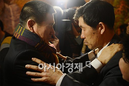 [포토]눈물의 작별상봉
