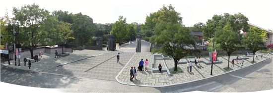 서울문묘 성균관 앞 역사문화 향기 숨쉬는 쉼터로