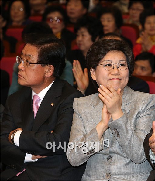 이혜훈 바른정당 의원(오른쪽)