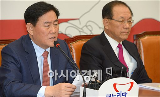 [포토]발언하는 최경환 원내대표