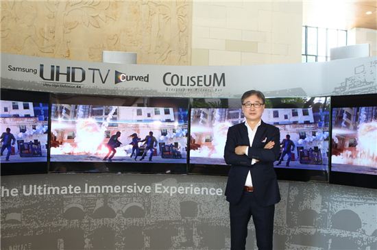 [포토]삼성 "커브드 UHD TV·갤럭시S5로 중국 공략"