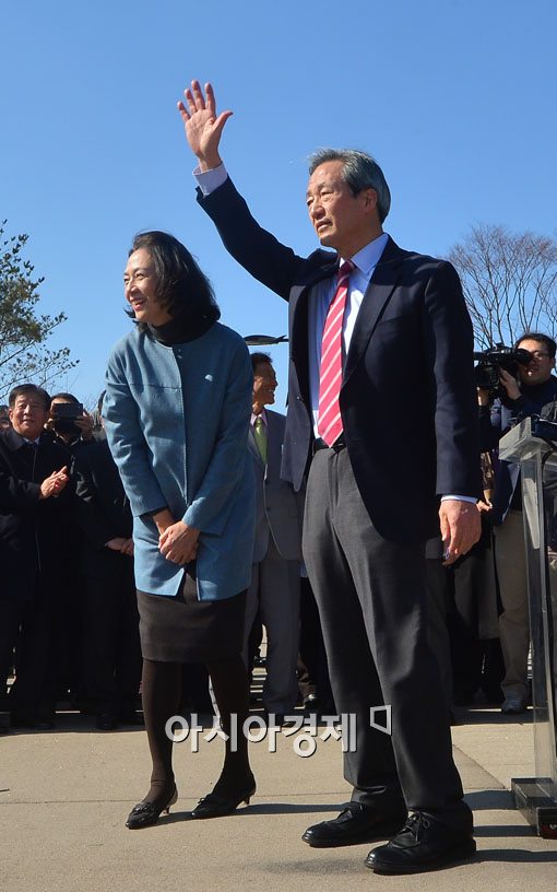 [포토]정몽준 새누리당 의원, "서울시장 출마합니다"