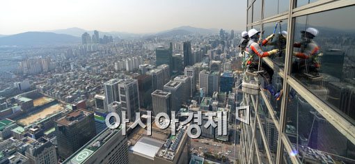 [포토]고공청소 