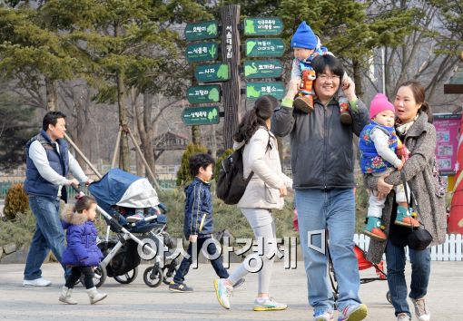 [포토]재개장 된 서울대공원, 나들이 나온 시민들