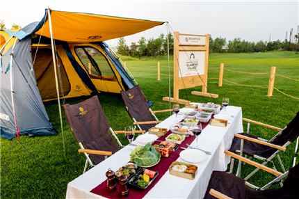 스카이72, '글램핑 빌리지' 오픈