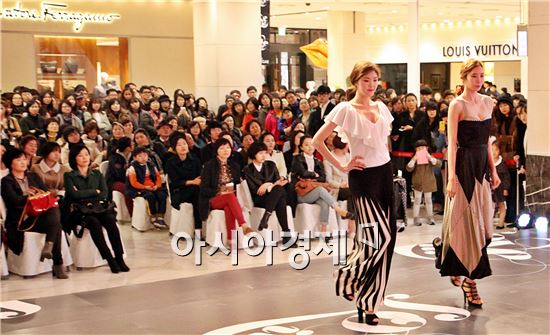 광주신세계백화점, 산학협동 ‘2014 S/S 패션쇼’ 성황