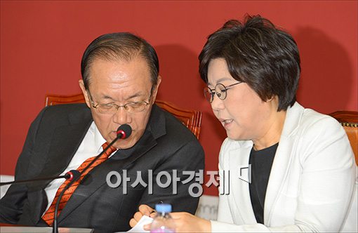 [포토]의견 나누는 황우여·이혜훈