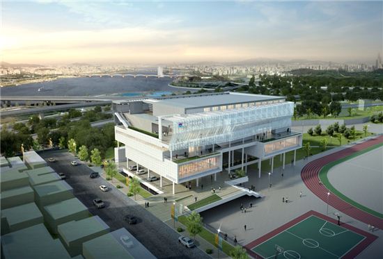마포구민체육센터 조감도