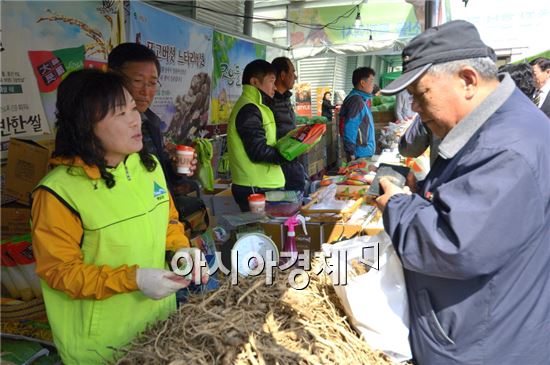 해남농수특산물, 서울로  나들이 간다