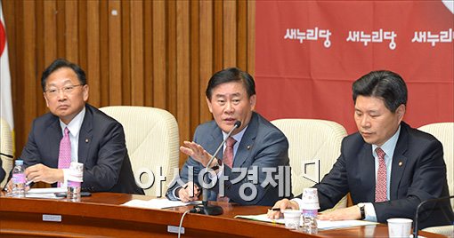 [포토]발언하는 최경환 원내대표