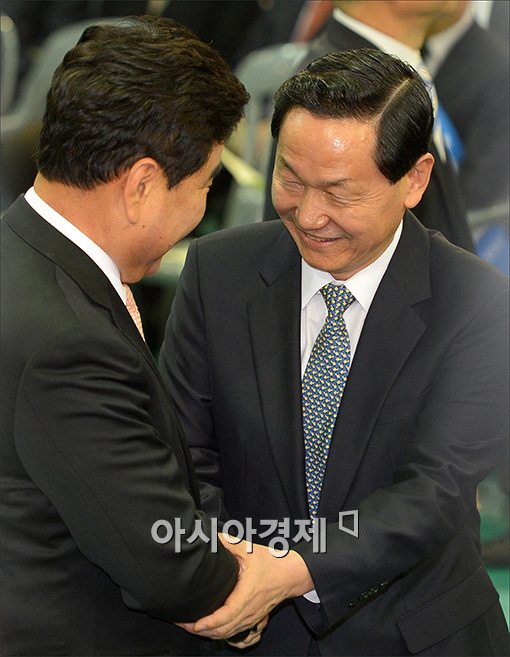 [포토]창당대회 참석한 김상곤 예비후보