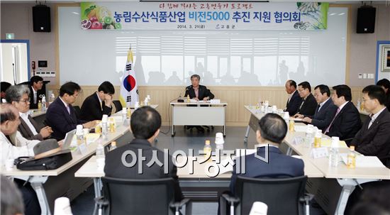 고흥군, '비전5000 추진 지원협의회' 가져