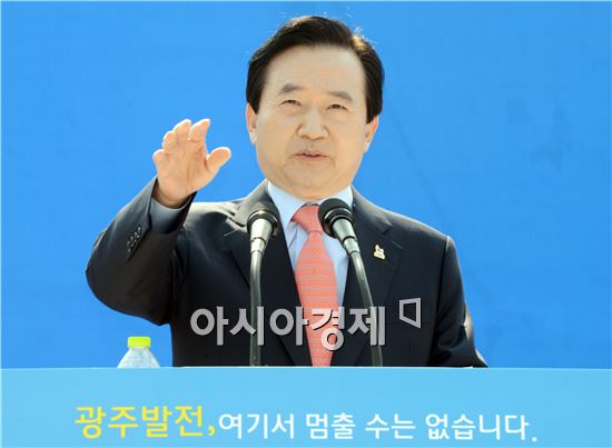 강운태 광주시장, 통합신당 시장 후보 평가 '눈길'