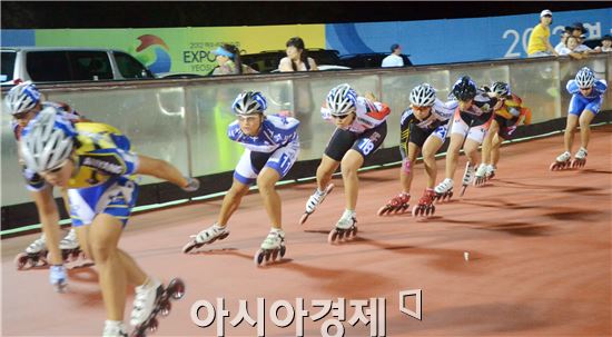 여수시 롤러스케이트팀, 올해 첫 전국대회서 금메달 휩쓸어