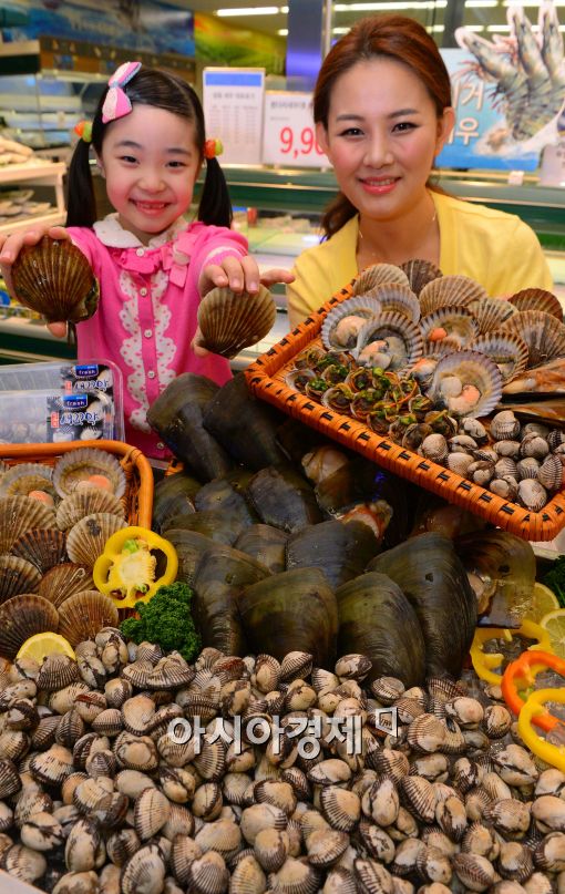 [포토]이마트, '제철 맞은 조개'
