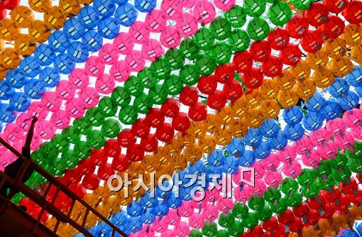 [포토]부처님 오신날을 앞두고...., 형형색색 연등