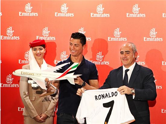 에미레이트항공 '호날두' 홍보대사로 임명