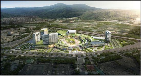 과천복합문화관광단지 조감도