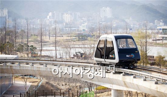 순천만정원,국내최초 소형무인궤도열차 19일 개통 