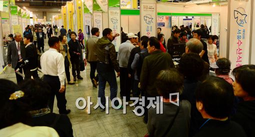 [포토]관람객들로 붐비는 서울수산식품전시회