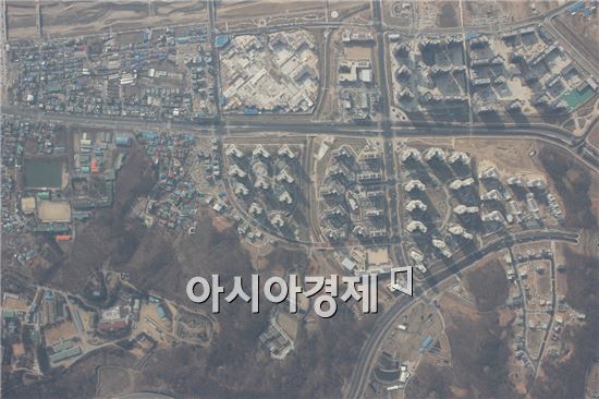 ▲ 최근 집값이 수직상승하고 있는 경기도 고양 삼송지구의 항공사진