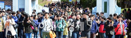 [포토]상반기 첫 대졸 신입사원 채용