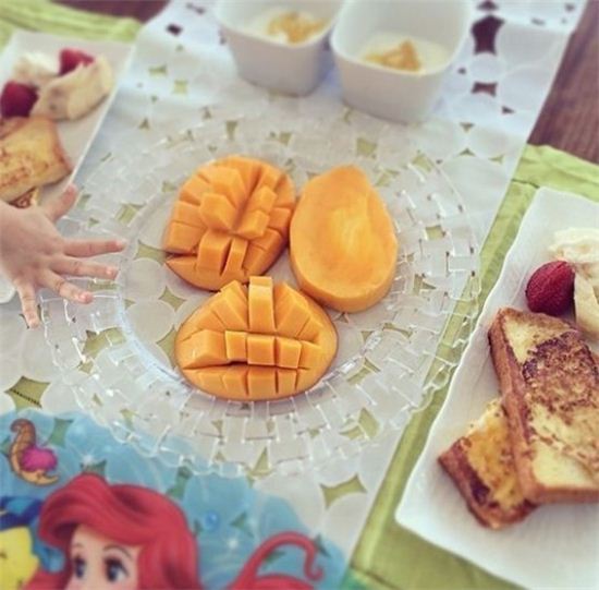 ▲야노시호 아침 식단. (출처: 야노시호 인스타그램 캡처)