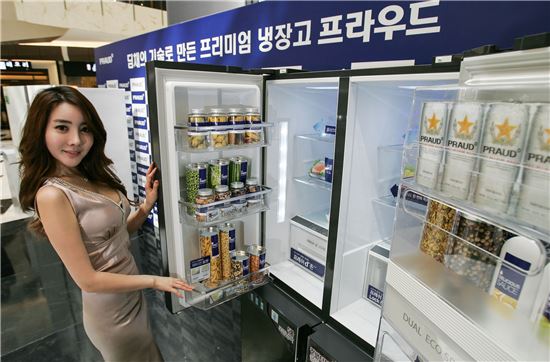 위니아만도, 프리미엄 냉장고 '프라우드' 신제품 출시
