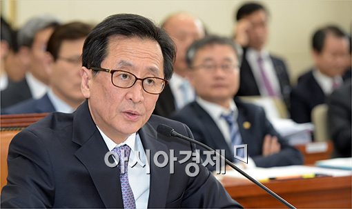 [포토]국회 정무위 출석한 최수현 금감원장